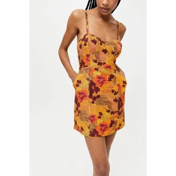 urban outfitters orange mini dress Urban Outfitters | Dresses | Urban Outfitters Orange Mini Dress Never Worn